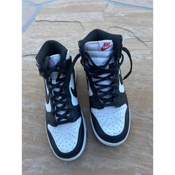 Nike Dunk High DD1869-103 Sneaker Women White Black Leather Comfort Shoes PSS166 - Picture 8 of 8